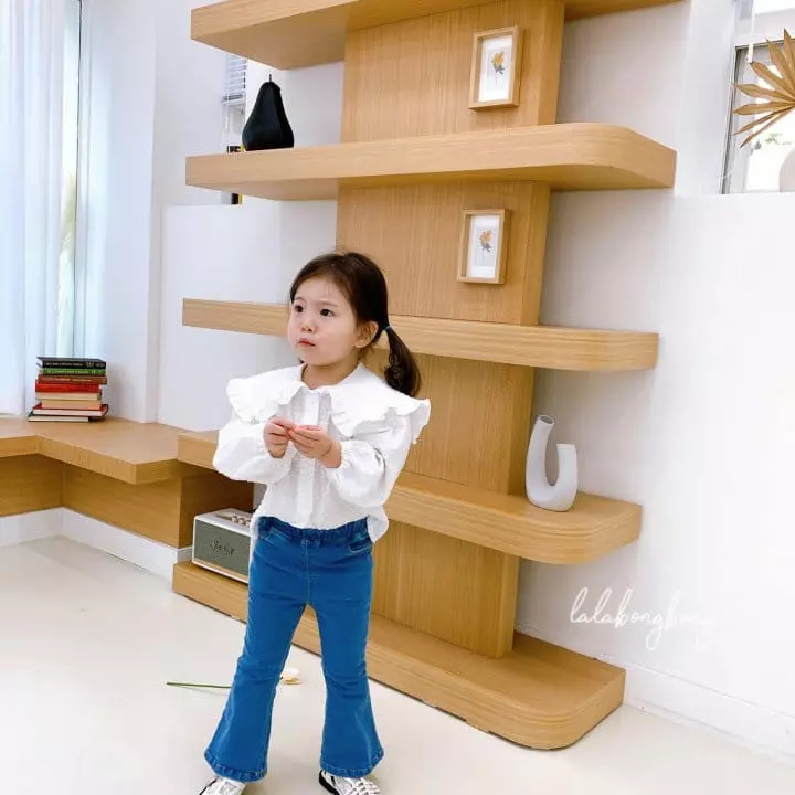 Lalabongbong - Korean Children Fashion - #childofig - Snow Flower Collar Blouse - 8