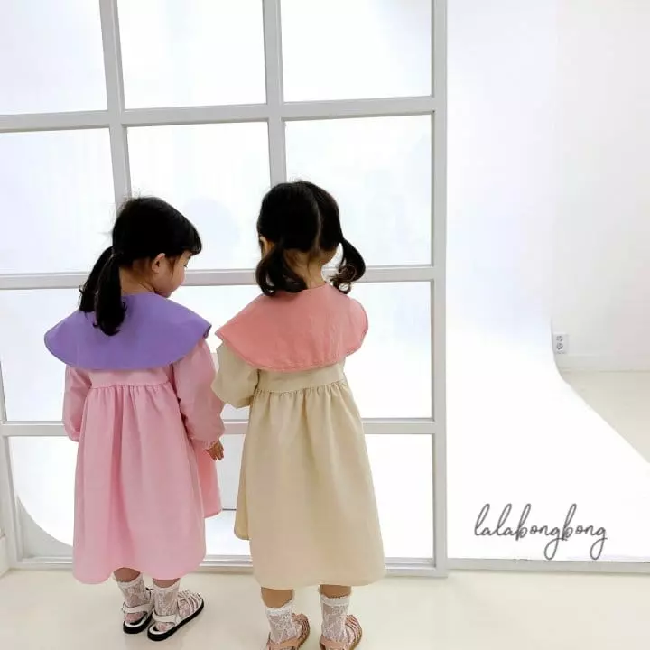 Lalabongbong - Korean Children Fashion - #childofig - Heart One-piece - 3