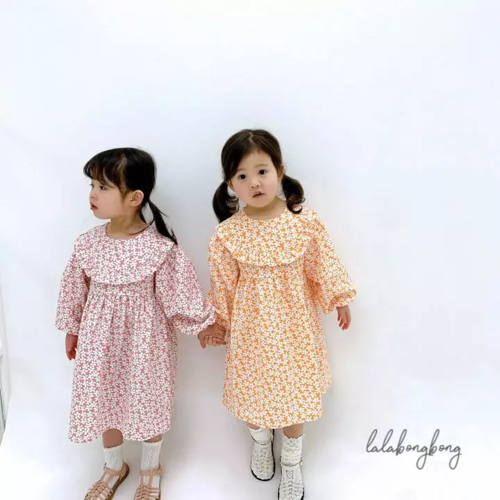Lalabongbong - Korean Children Fashion - #childofig - Flower One-piece - 5