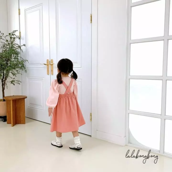 Lalabongbong - Korean Children Fashion - #childofig - Dungarees One-piece - 3