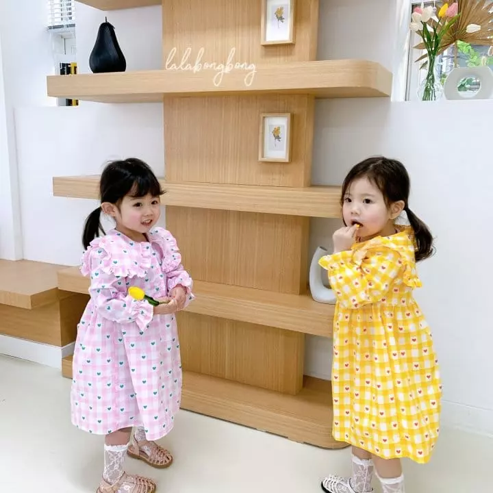 Lalabongbong - Korean Children Fashion - #childofig - Love Me One-piece - 2
