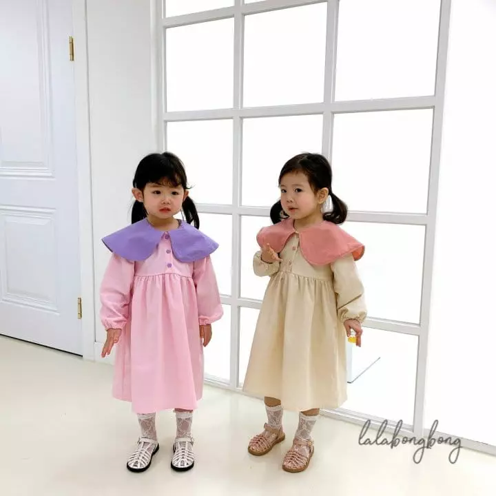 Lalabongbong - Korean Children Fashion - #childrensboutique - Heart One-piece - 5