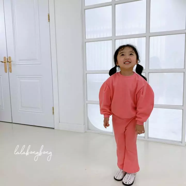 Lalabongbong - Korean Children Fashion - #childrensboutique - Balloon Top Bottom Set - 2