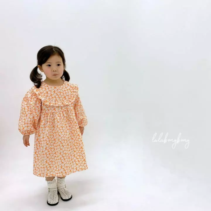 Lalabongbong - Korean Children Fashion - #childrensboutique - Flower One-piece - 6
