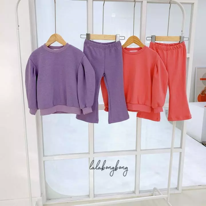 Lalabongbong - Korean Children Fashion - #designkidswear - Balloon Top Bottom Set - 3