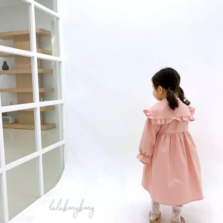 Lalabongbong - Korean Children Fashion - #discoveringself - Barbie Collar One-piece - 6