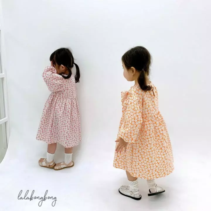 Lalabongbong - Korean Children Fashion - #discoveringself - Flower One-piece - 8