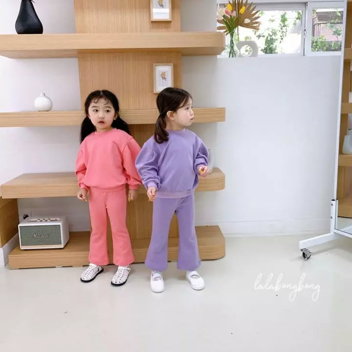 Lalabongbong - Korean Children Fashion - #fashionkids - Balloon Top Bottom Set - 5
