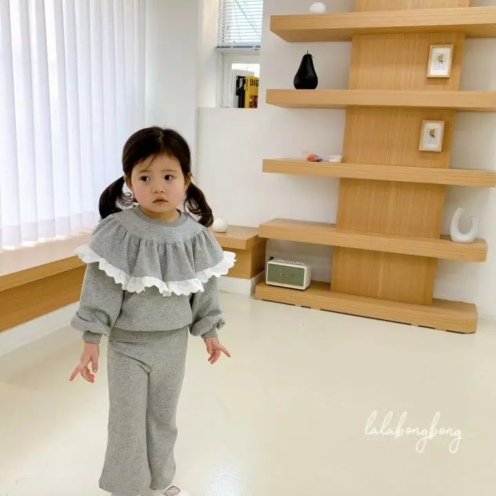 Lalabongbong - Korean Children Fashion - #fashionkids - Candy Frill Top Bottom Set - 3