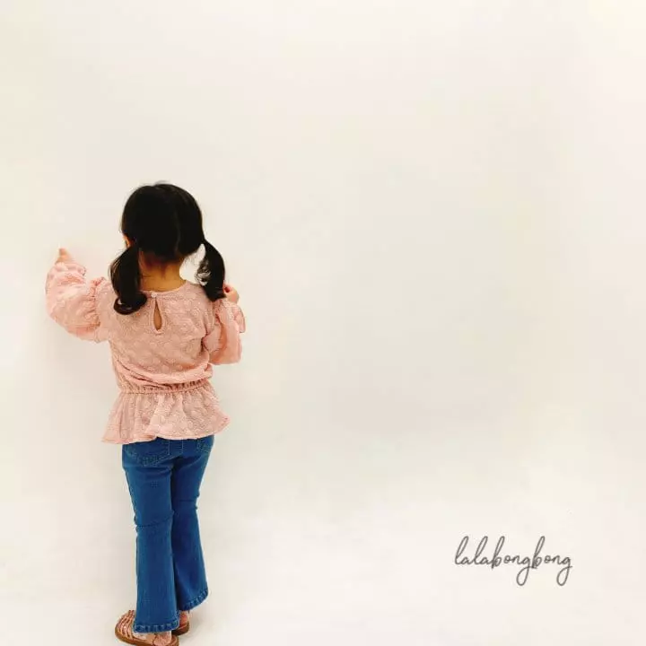 Lalabongbong - Korean Children Fashion - #fashionkids - Pintuck Jeans - 2