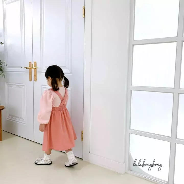 Lalabongbong - Korean Children Fashion - #fashionkids - Puff Sleeves Tee - 11