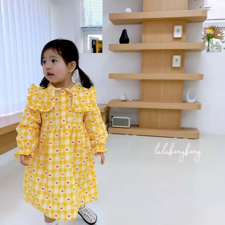 Lalabongbong - Korean Children Fashion - #fashionkids - Love Me One-piece - 6