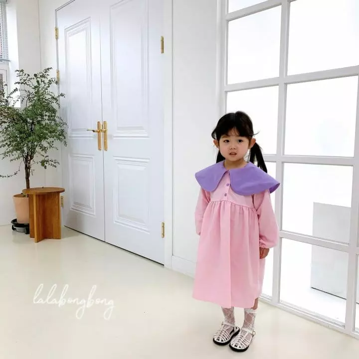 Lalabongbong - Korean Children Fashion - #kidsshorts - Heart One-piece - 9