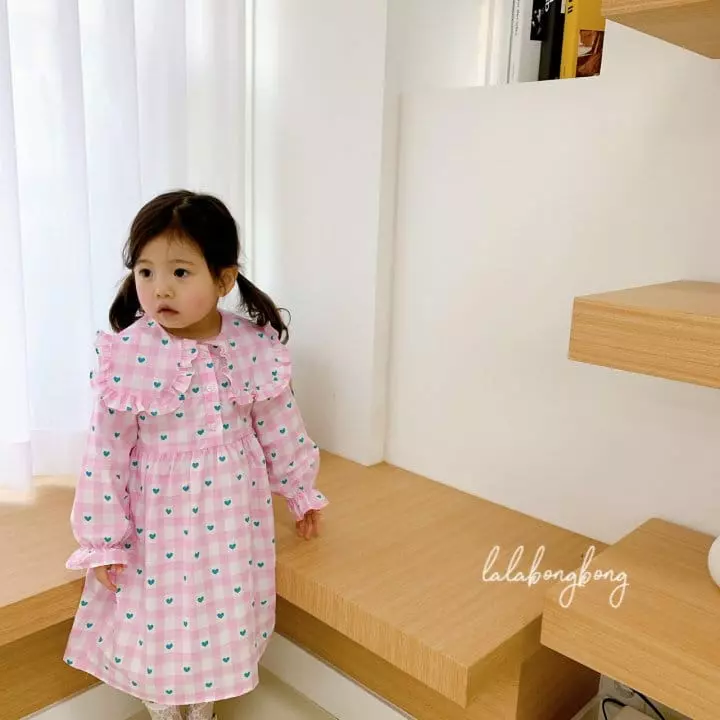 Lalabongbong - Korean Children Fashion - #kidsshorts - Love Me One-piece - 7