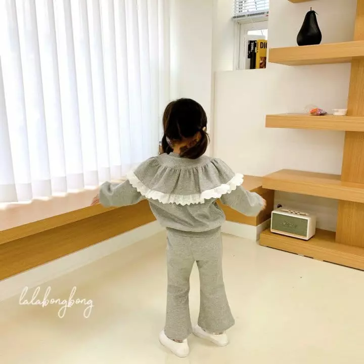Lalabongbong - Korean Children Fashion - #kidsstore - Candy Frill Top Bottom Set - 5