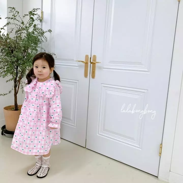 Lalabongbong - Korean Children Fashion - #kidsstore - Love Me One-piece - 8