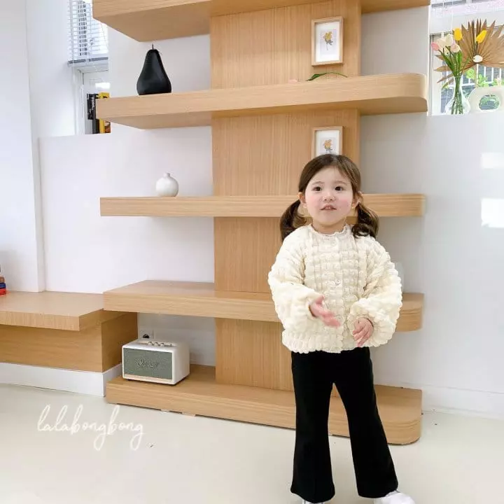 Lalabongbong - Korean Children Fashion - #kidzfashiontrend - Pom Pom Cardigan - 5