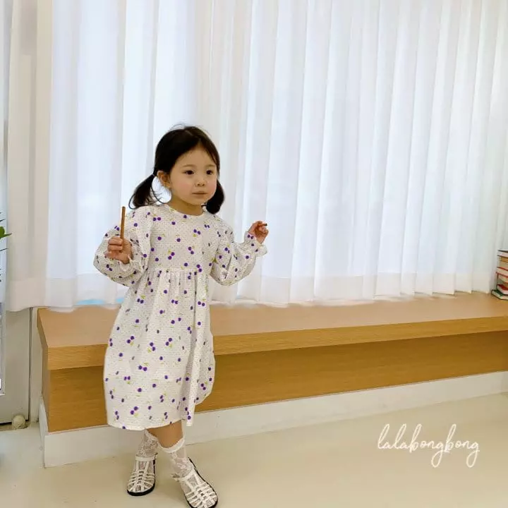 Lalabongbong - Korean Children Fashion - #kidzfashiontrend - Cherry One-piece - 9