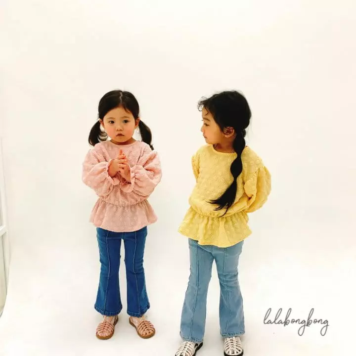 Lalabongbong - Korean Children Fashion - #kidzfashiontrend - Pintuck Jeans - 5