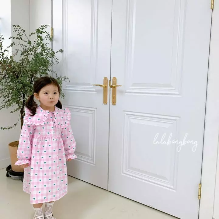 Lalabongbong - Korean Children Fashion - #kidzfashiontrend - Love Me One-piece - 9