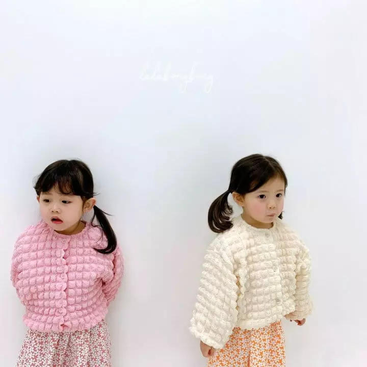 Lalabongbong - Korean Children Fashion - #littlefashionista - Pom Pom Cardigan - 7