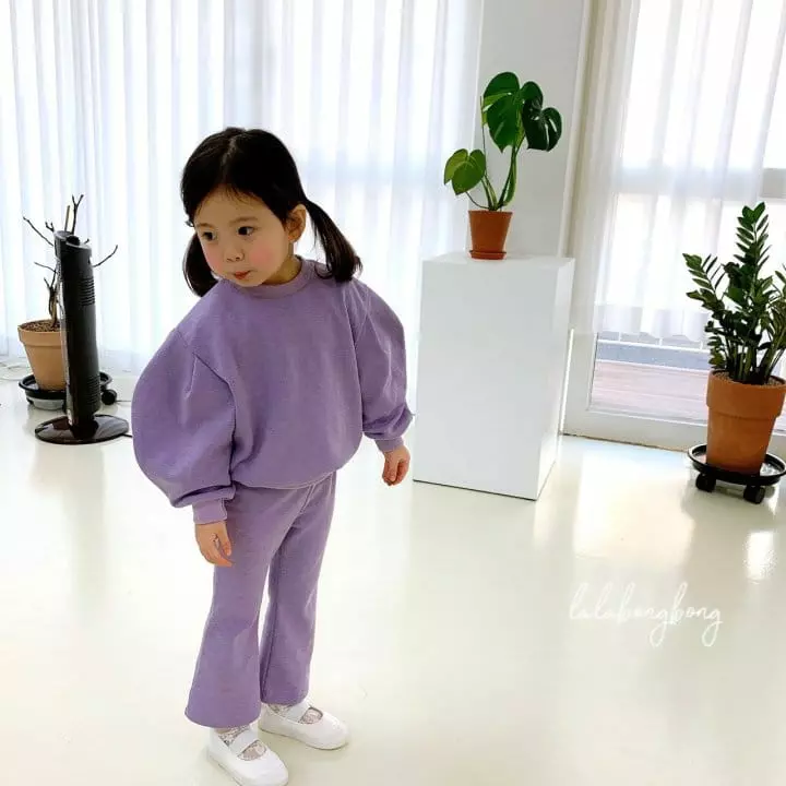 Lalabongbong - Korean Children Fashion - #littlefashionista - Balloon Top Bottom Set - 10