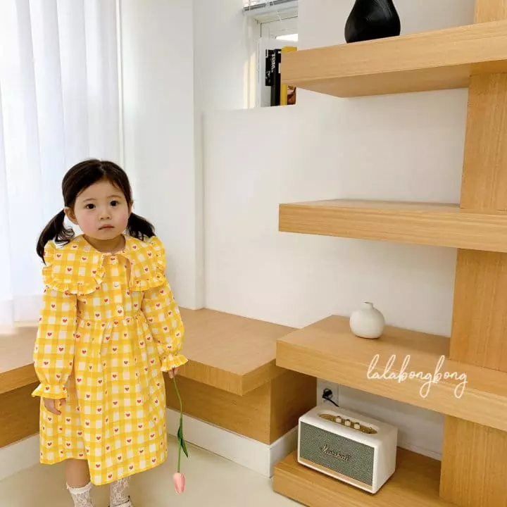 Lalabongbong - Korean Children Fashion - #littlefashionista - Love Me One-piece - 11