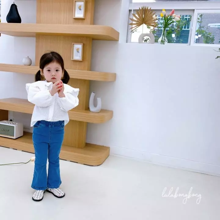 Lalabongbong - Korean Children Fashion - #magicofchildhood - Snow Flower Collar Blouse - 5