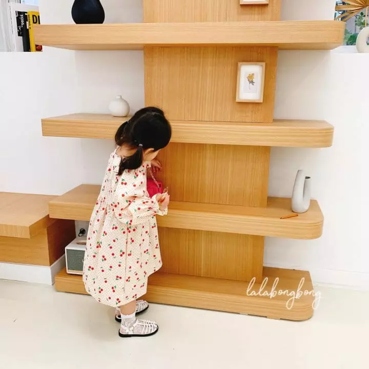 Lalabongbong - Korean Children Fashion - #magicofchildhood - Cherry One-piece - 12