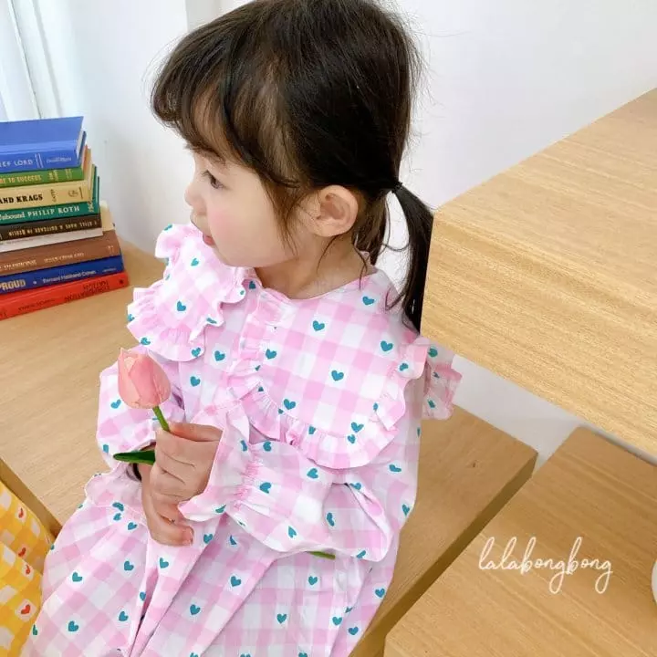 Lalabongbong - Korean Children Fashion - #magicofchildhood - Love Me One-piece - 12