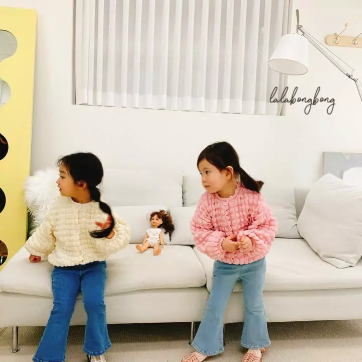 Lalabongbong - Korean Children Fashion - #prettylittlegirls - Pom Pom Cardigan - 10