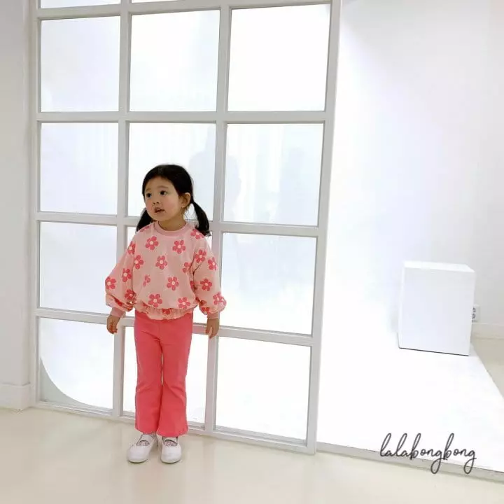 Lalabongbong - Korean Children Fashion - #prettylittlegirls - Floral Top Bottom Set - 12