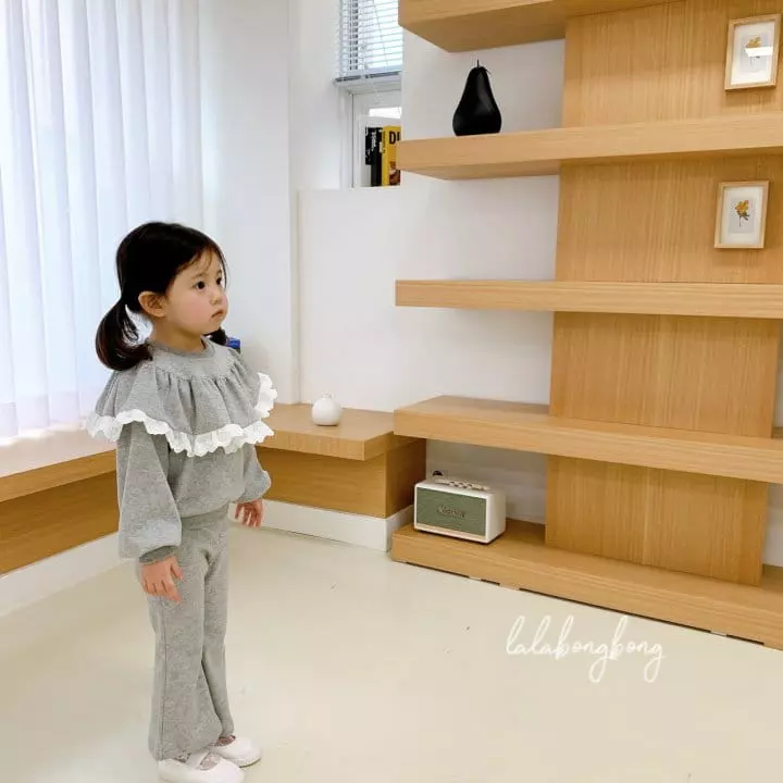 Lalabongbong - Korean Children Fashion - #prettylittlegirls - Candy Frill Top Bottom Set - 11