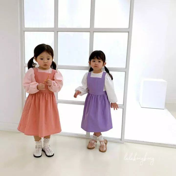 Lalabongbong - Korean Children Fashion - #prettylittlegirls - Puff Sleeves Tee - 3