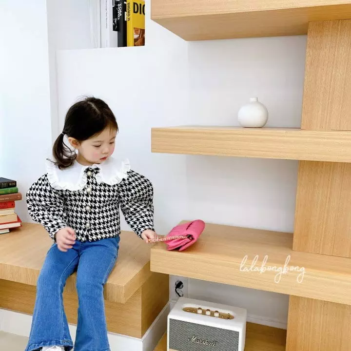 Lalabongbong - Korean Children Fashion - #stylishchildhood - Lala Denim Bootscut Pants - 12