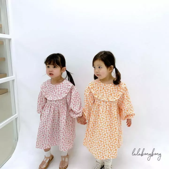 Lalabongbong - Korean Children Fashion - #toddlerclothing - Flower One-piece - 4