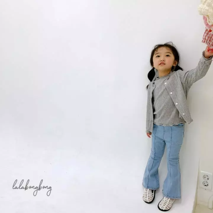 Lalabongbong - Korean Children Fashion - #toddlerclothing - Pintuck Jeans - 12