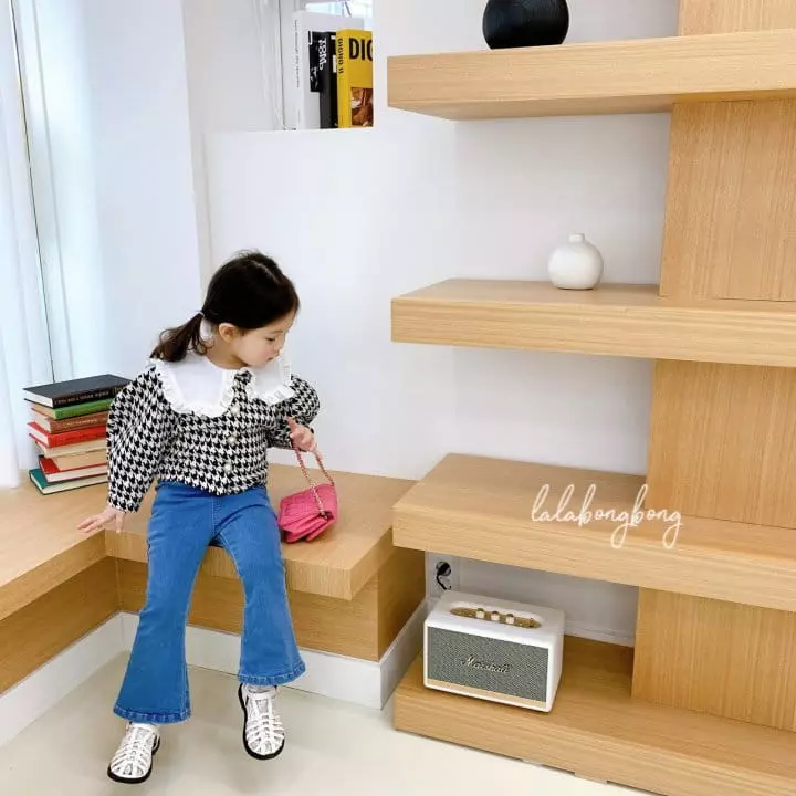 Lalabongbong - Korean Children Fashion - #toddlerclothing - Lala Denim Bootscut Pants - 11