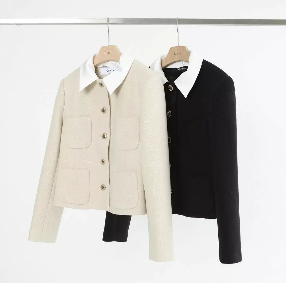 Lartrow - Korean Women Fashion - #momslook - Pocket Jacket - 3