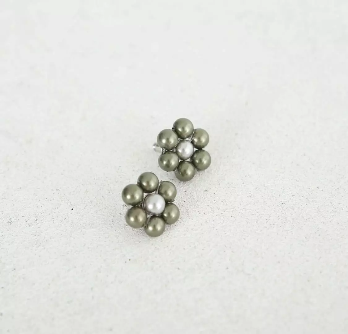 Lartrow - Korean Women Fashion - #momslook - Pearl Flower Necklace - 10