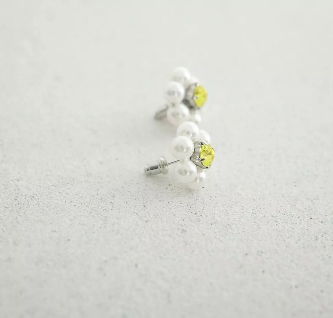 Lartrow - Korean Women Fashion - #momslook - Pearl Flower Necklace - 8