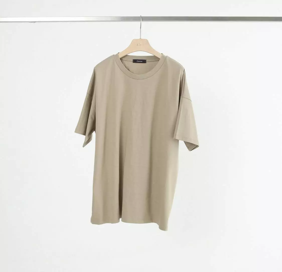 Lartrow - Korean Women Fashion - #vintagekidsstyle - Muzi Boxy Tee - 4