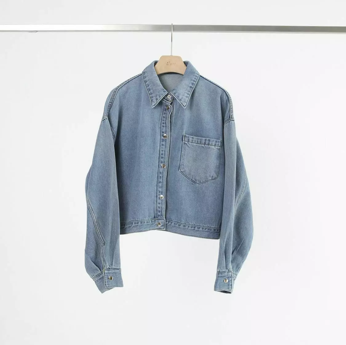Lartrow - Korean Women Fashion - #restrostyle - Urban Crop Shirt - 2
