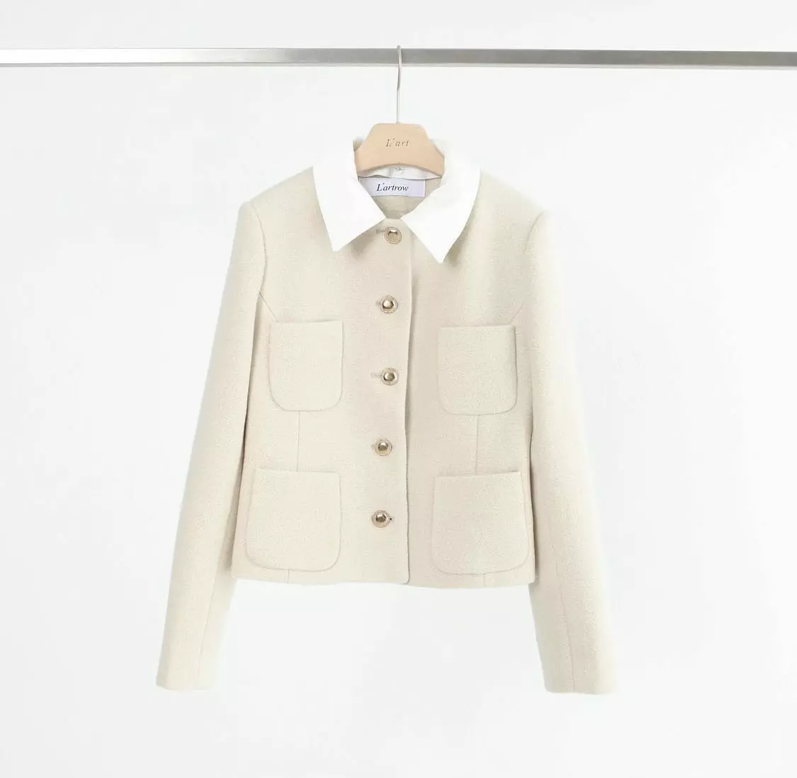 Lartrow - Korean Women Fashion - #momslook - Pocket Jacket - 4