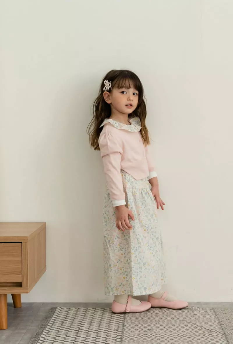 Le Bev - Korean Children Fashion - #Kfashion4kids - Joy Frill Tee - 8
