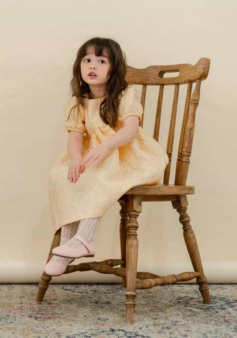Le Bev - Korean Children Fashion - #designkidswear - Melli Jacuard One-piece - 8
