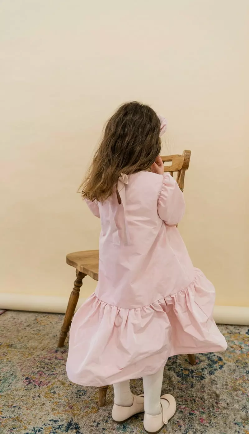 Le Bev - Korean Children Fashion - #minifashionista - Lilly Square One-piece - 4