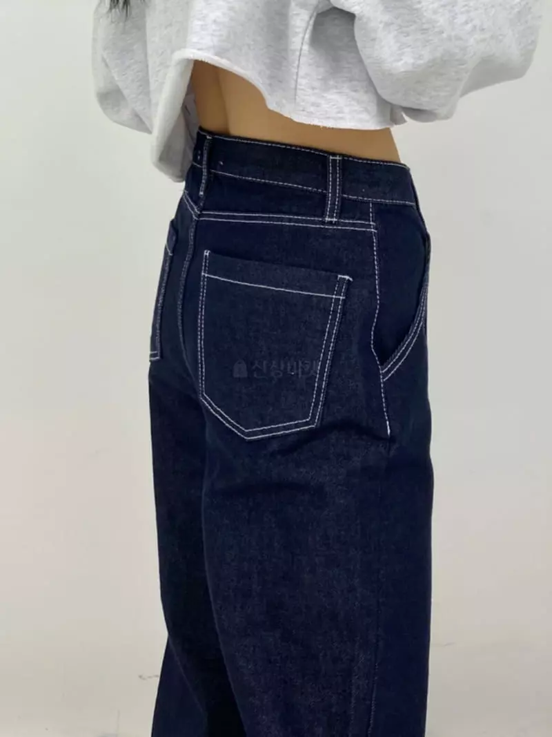 Le-Ppl - Korean Women Fashion - #momslook - Nine Jeans - 2