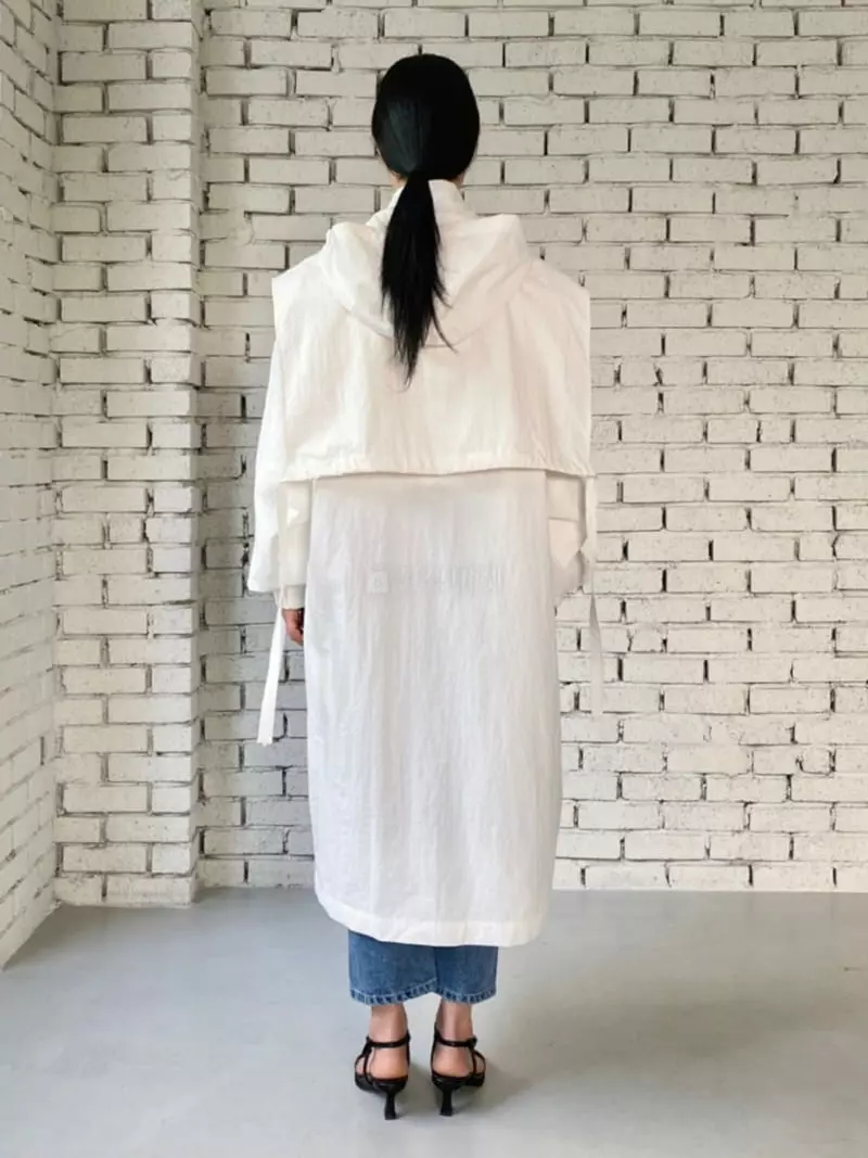 Le-Ppl - Korean Women Fashion - #momslook - Rough Hoody Bomber Jacket - 4