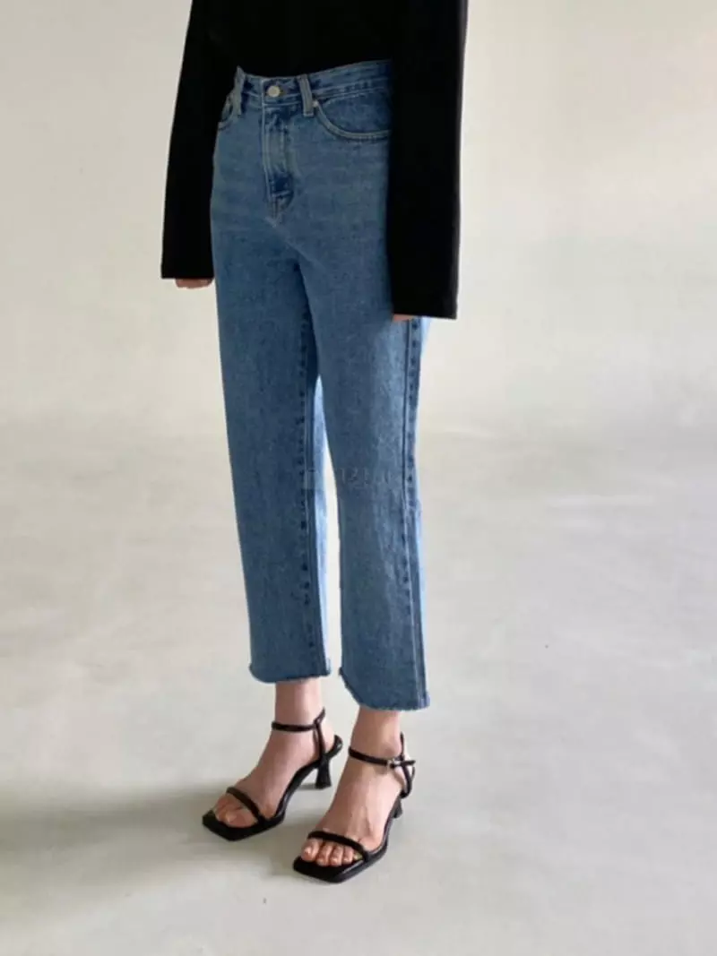 Le-Ppl - Korean Women Fashion - #momslook - Stand Jeans - 3